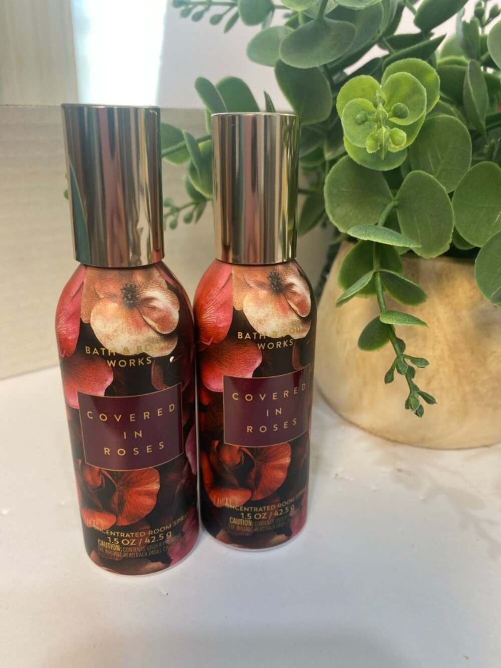 Covered in Roses New 2 Pc Bath & Body Works New Concentrated Room Sprays
